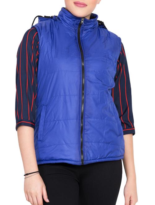 hooded gilet jacket - 15628657 - Very Small Image - 1