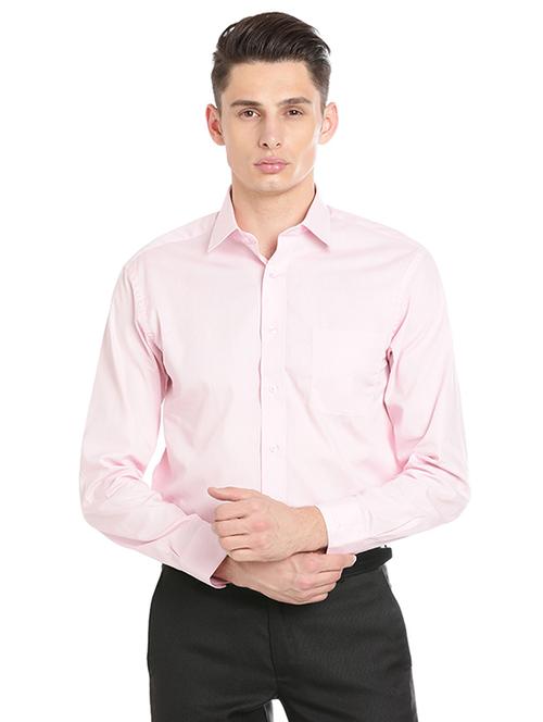 pink cotton formal shirt - 15628758 - Very Small Image - 1
