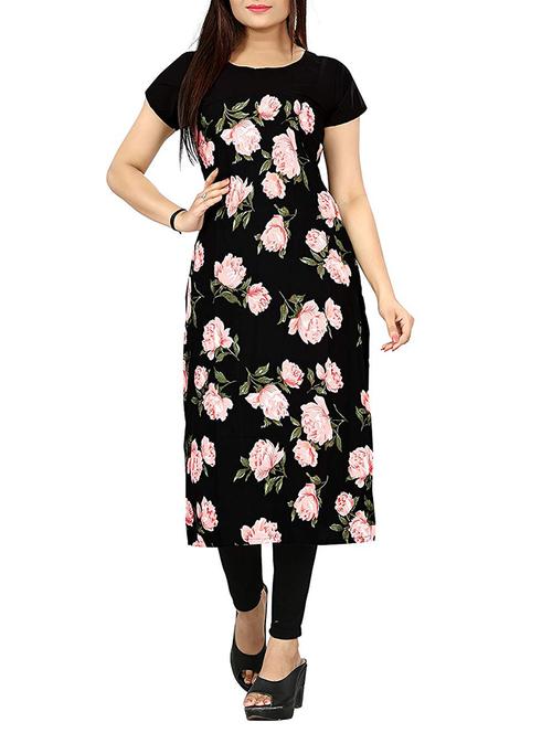floral straight kurta - 15629768 - Very Small Image - 1