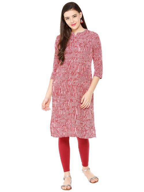 textured straight kurta - 15632141 - Very Small Image - 1