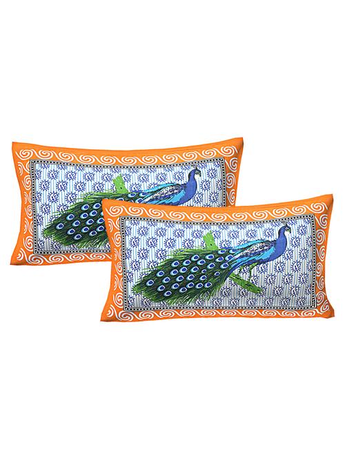 cotton printed pillow cover set(2 pieces)-27"x18" - 15634816 - Very Small Image - 1