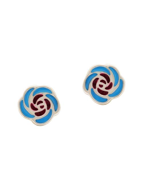 blue silver studs - 15635920 - Very Small Image - 1