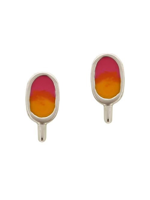 pink silver studs - 15635960 - Very Small Image - 1