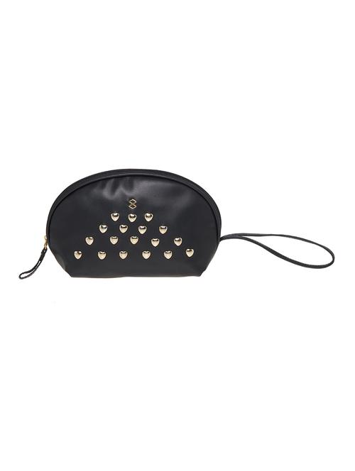 black leatherette (pu) regular pouch - 15637482 - Very Small Image - 1