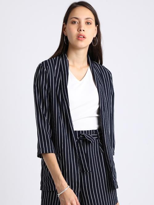 navy striped blazer - 15637833 - Very Small Image - 1