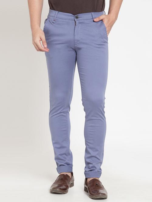 blue cotton chinos - 15640811 - Very Small Image - 1