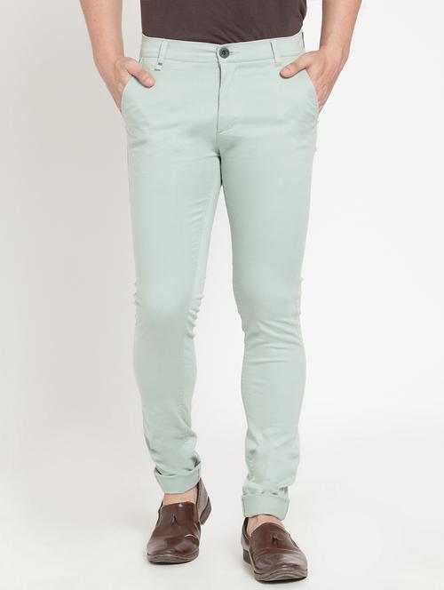 blue cotton chinos - 15640815 - Very Small Image - 1