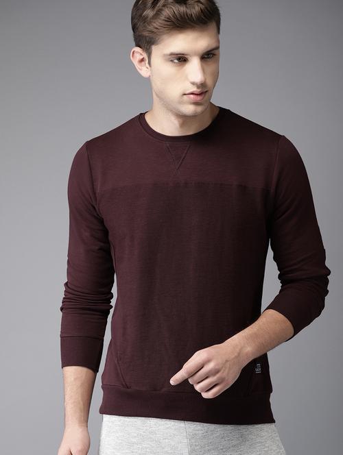 purple cotton sweatshirt - 15643040 - Very Small Image - 1