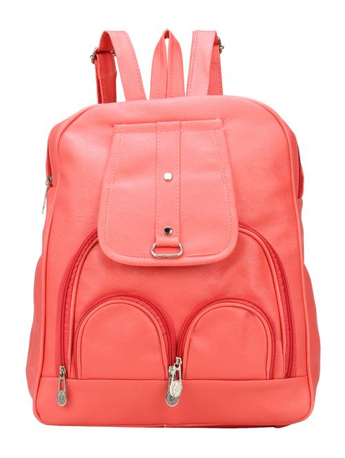 pink leatherette (pu) fashion backpack - 15643205 - Very Small Image - 1
