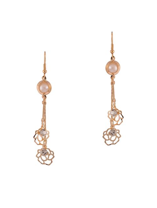 rose gold tone drop earrings - 15644898 - Very Small Image - 1