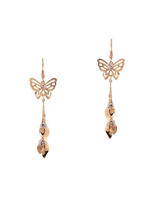 rose gold tone drop earrings - 15644899 - Very Small Image - 1