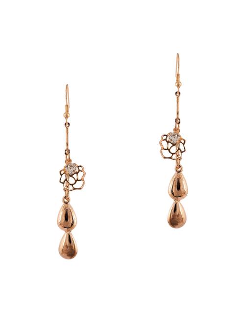 rose gold tone drop earrings - 15644930 - Very Small Image - 1