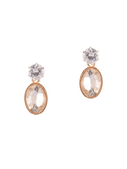 rose gold tone drop earrings - 15644999 - Very Small Image - 1