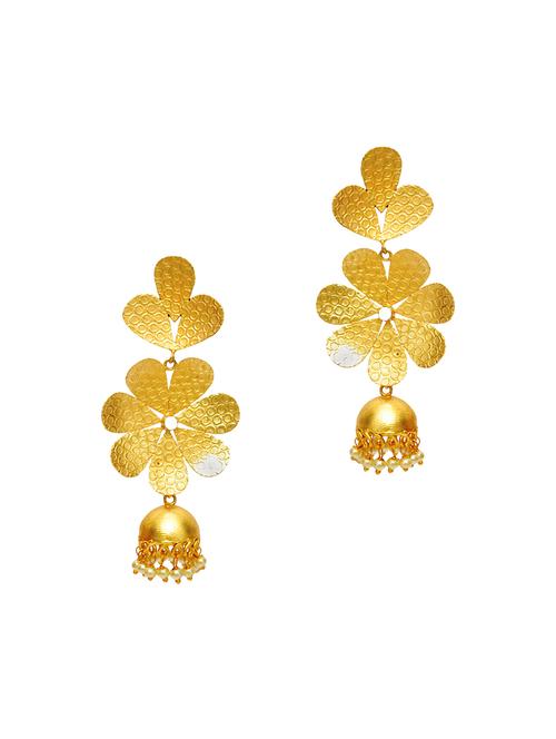 gold tone drop earrings - 15645739 - Very Small Image - 1