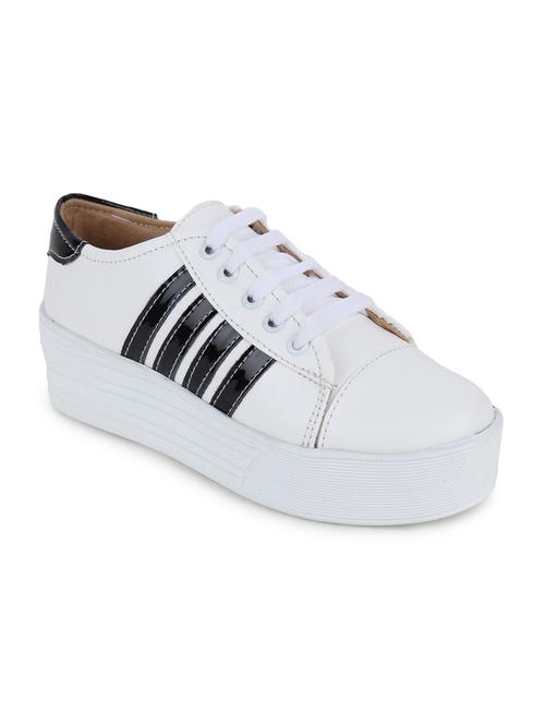 black canvas laceup sneakers - 15646811 - Very Small Image - 1