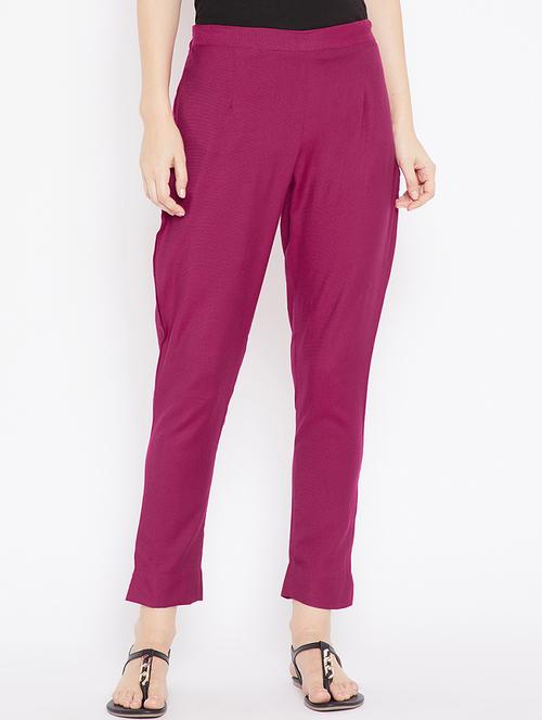 high waist flat front trouser - 15648799 - Very Small Image - 1