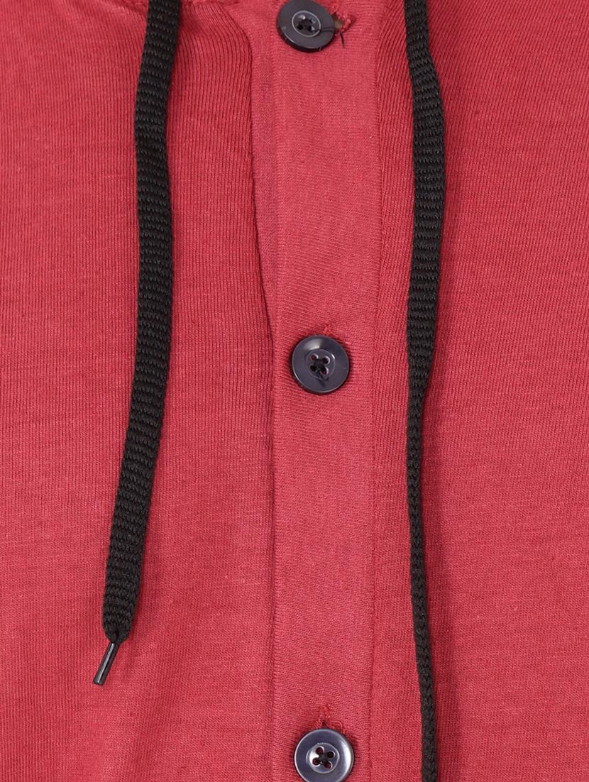 maroon cotton tshirt - 15651783 - Zoom Image - 4
