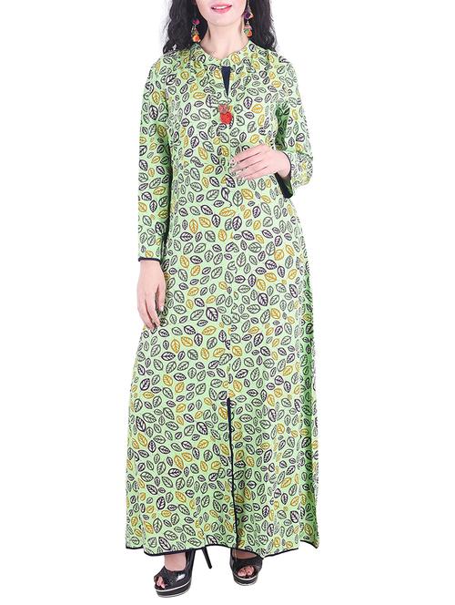 printed a-line kurta - 15652330 - Very Small Image - 1