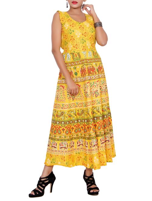printed flared kurta - 15653685 - Very Small Image - 1