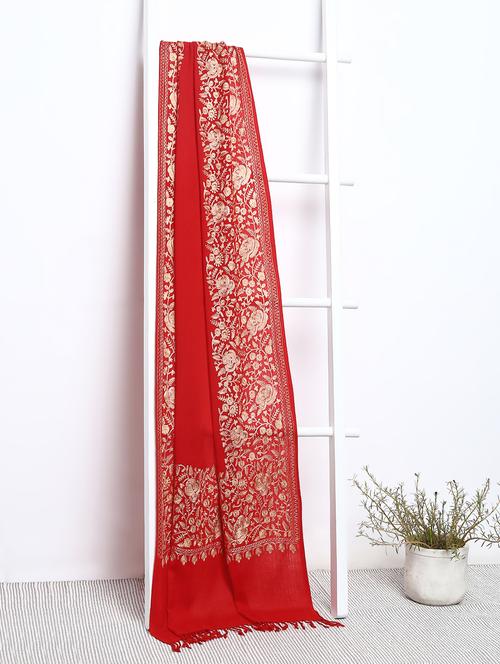 pashmina havey embroidery work shawl - 15655387 - Very Small Image - 1