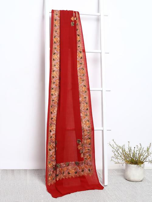 pashmina embroidered shawl - 15655414 - Very Small Image - 1