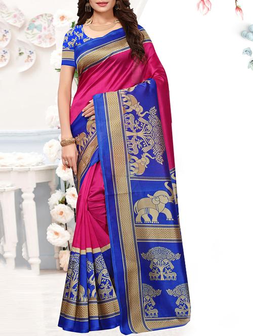 conversational bordered saree - 15655712 - Very Small Image - 1