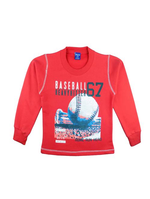 red cotton sweatshirt - 15659693 - Very Small Image - 1