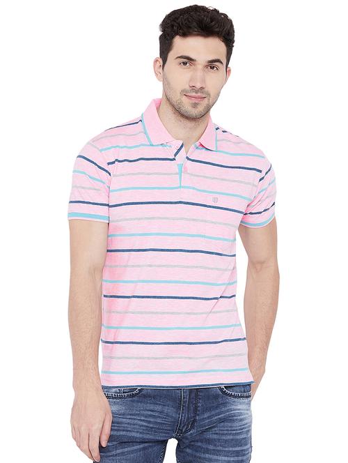 pink cotton pocket t-shirt - 15670461 - Very Small Image - 1