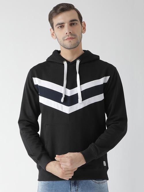 black fleece sweatshirt - 15670930 - Very Small Image - 1