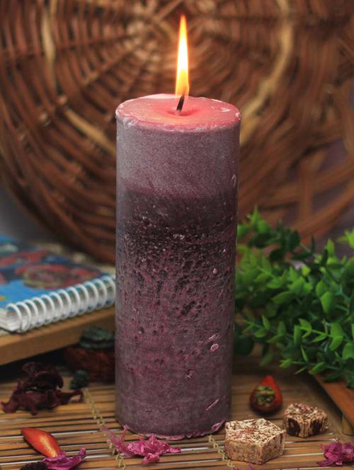 soulflower big pillar lavender candle - 15671842 - Very Small Image - 1