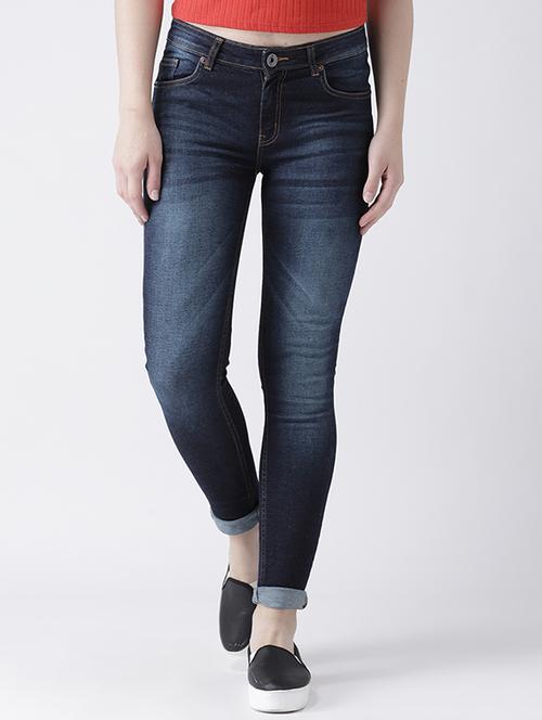 roll-up hem stone washed jeans - 15672230 - Very Small Image - 1