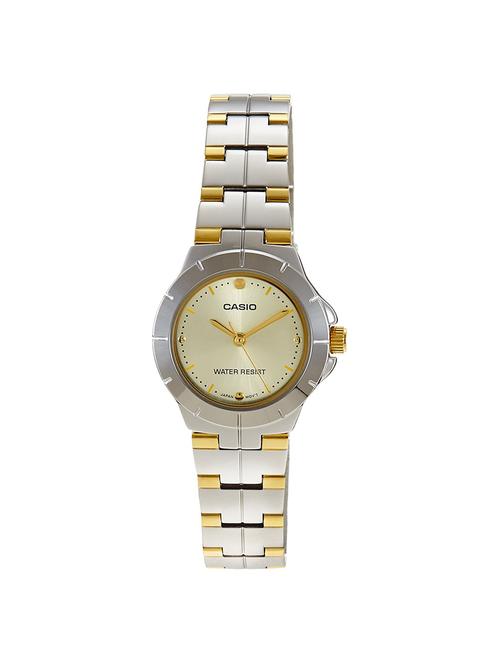 casio analog round dial watch - ltp-1242sg-9cdf (a908) - 15673241 - Very Small Image - 1
