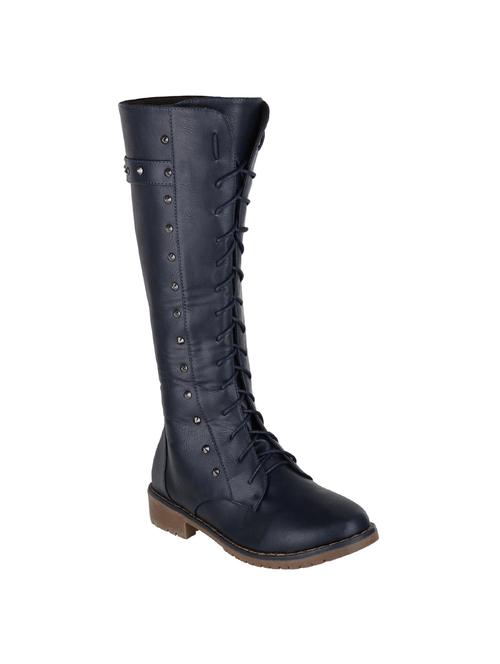 blue knee length boots - 15673845 - Very Small Image - 1