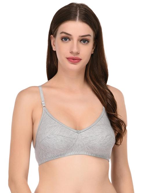 floral patch solid bra - 15675904 - Very Small Image - 1