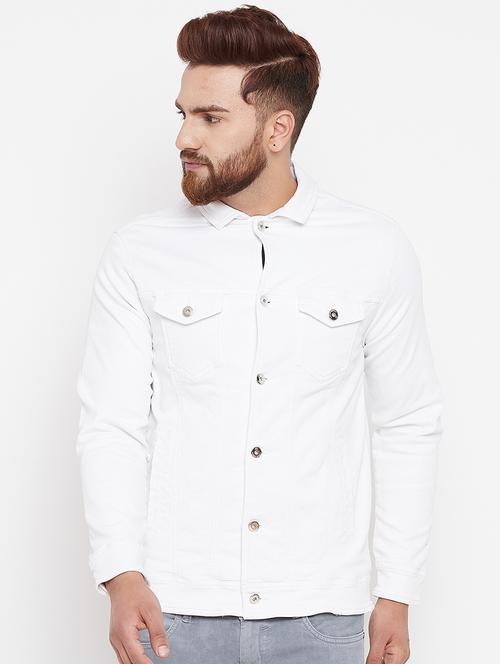 white denim jacket - 15676064 - Very Small Image - 1
