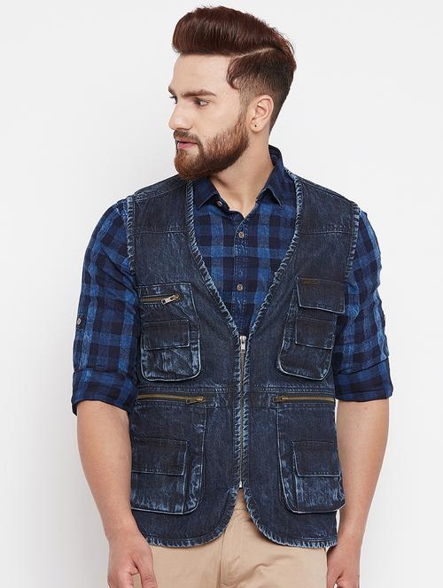 blue denim  jacket - 15676068 - Very Small Image - 1