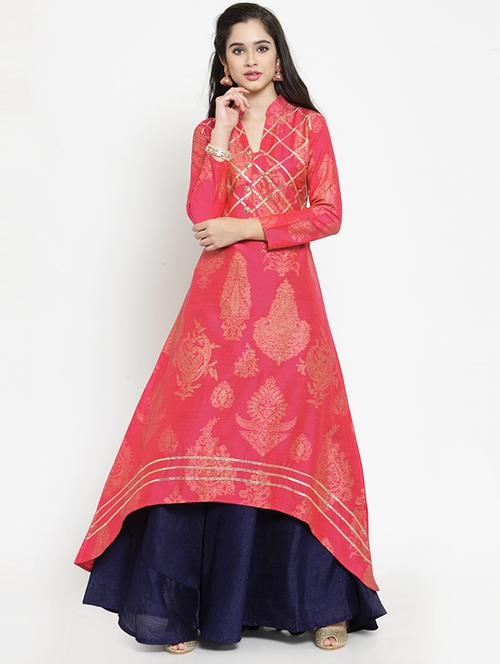 high low gotta work kurta - 15676236 - Very Small Image - 1