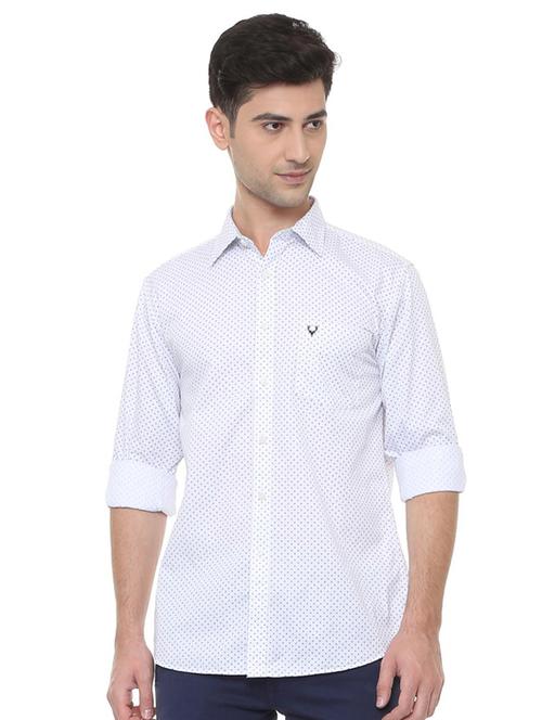 white cotton casual shirt - 15677020 - Very Small Image - 1