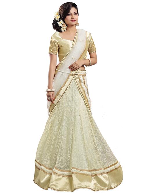 embellished flared lehenga - 15677596 - Very Small Image - 1
