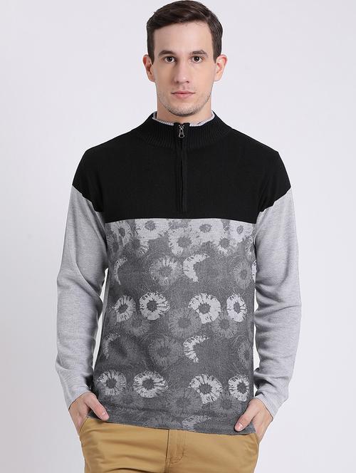 grey acrylic pullover - 15678135 - Very Small Image - 1