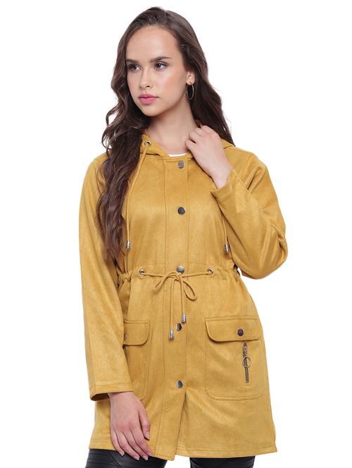 drawstring waist hooded parka jacket - 15679713 - Very Small Image - 1