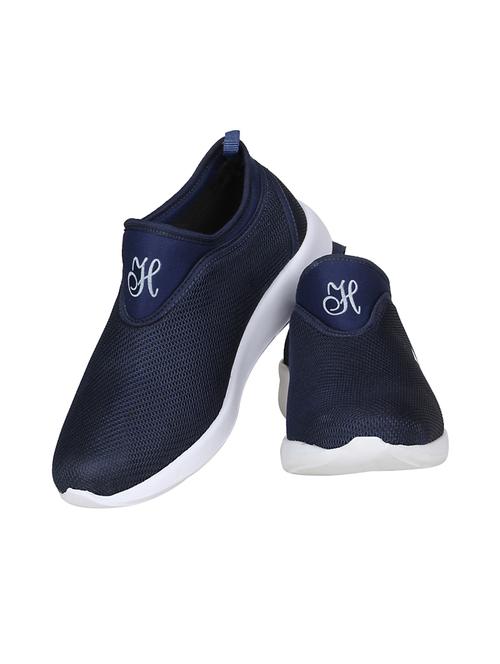 navy mesh slip on sport shoes - 15679836 - Very Small Image - 1
