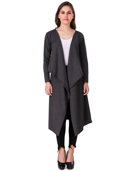 shadow grey long sleeved shrug - 15680667 - Very Small Image - 1