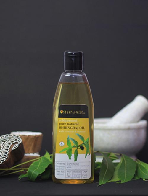 soulflower coldpressed bhringraj carrier oil - 15692648 - Very Small Image - 1