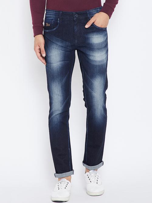 blue denim washed jeans - 15692939 - Very Small Image - 1