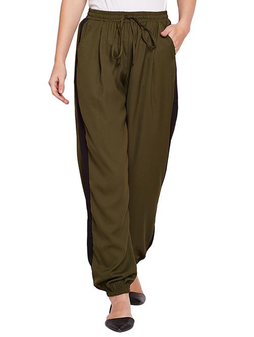 drawstring waist side taped trouser - 15695624 - Very Small Image - 1
