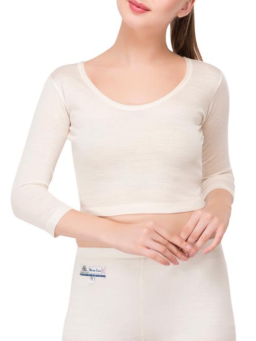 crop woolen thermal top - 15695982 - Very Small Image - 1