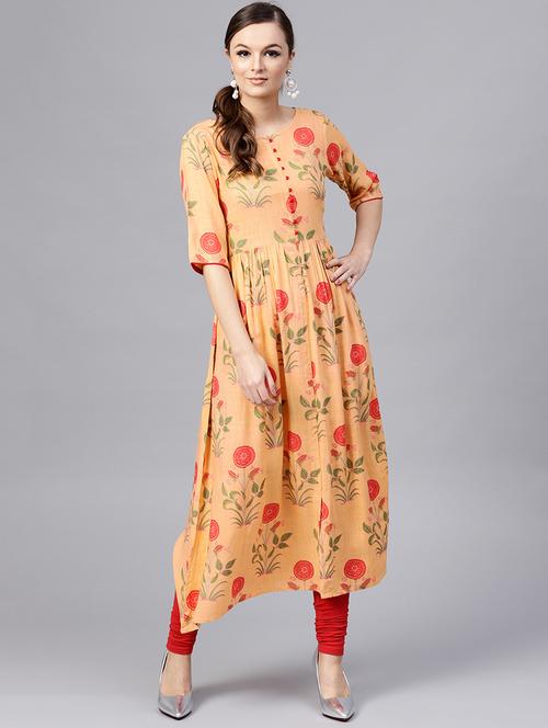 women's flared kurta - 15696061 - Very Small Image - 1