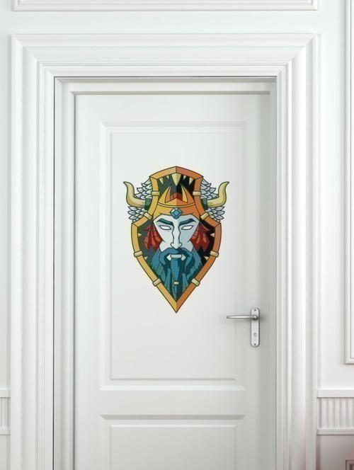 rawpockets wall decals ' protector '  wall stickers (pvc vinyl) multicolour - 15696228 - Very Small Image - 1