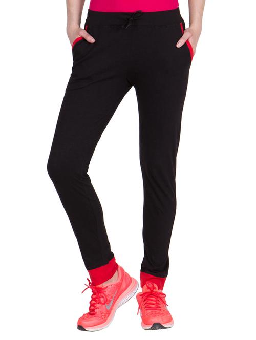 drawstring waist solid track pant - 15699570 - Very Small Image - 1